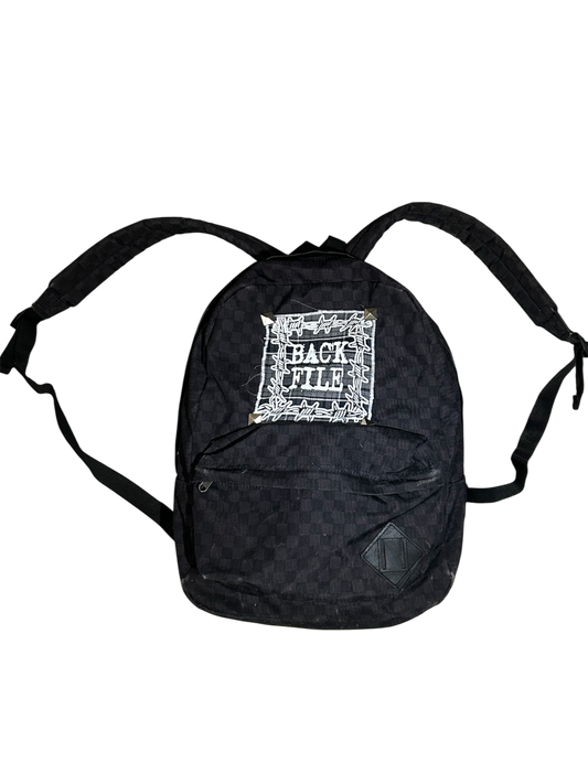 1 of 1 plaid patch backpack